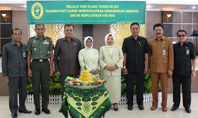 PUNCAK PERAYAAN HARI ULANG TAHUN DHARMAYUKTI KARINI KE -13 DAERAH PROVINSI ACEH TAHUN 2015
