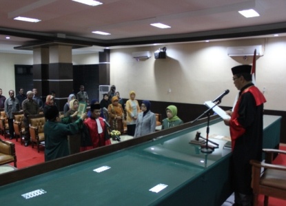 Pengambilan Sumpah dan Pelantikan MASRIMAL, SH sebagai Hakim Pengadilan Tinggi/Tipikor Banda Aceh dan Pengantar Alih Tugas dan Perpisahan Hakim Tinggi dan Hakim Ad Hoc