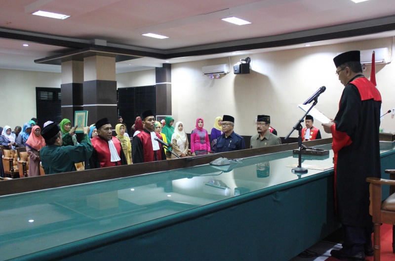 Pengambilan Sumpah, Pelantikan dan Serah Terima Jabatan KPN Sabang dan KPN Singkil