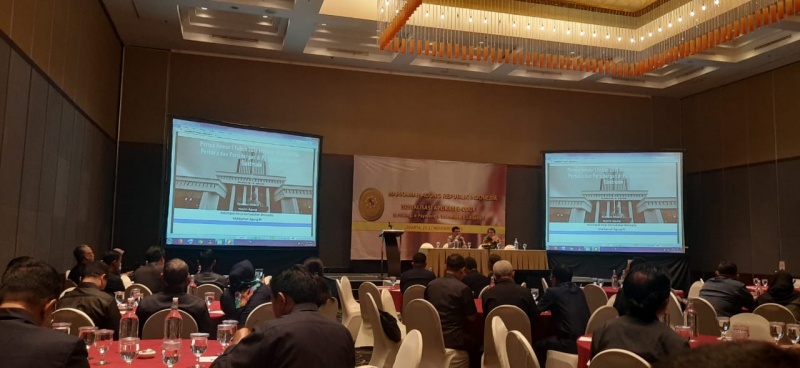 PENGADILAN TINGGI BANDA ACEH MENGHADIRI DAN MENGIKUTI SOSIALISASI APLIKASI E-COURT