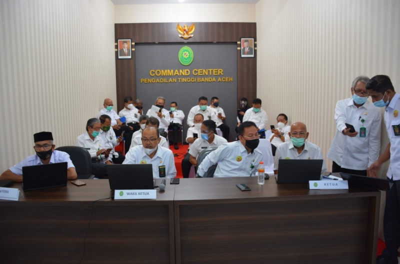 PENGADILAN TINGGI BANDA ACEH MENGIKUTI BIMBINGAN TEKNIS HAKIM TINGGI PENGAWAS
