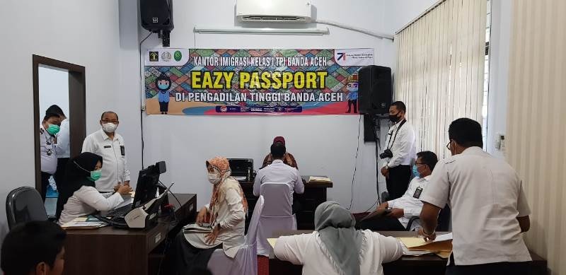 LAYANAN EAZY PASSPORT DI PENGADILAN TINGGI BANDA ACEH