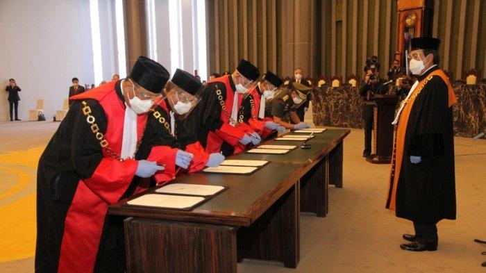 Ketua MA Lantik Gusrizal Sebagai Ketua PT Banda Aceh, Ini Pesannya Saat Pelantikan Bersama 3 Lainnya