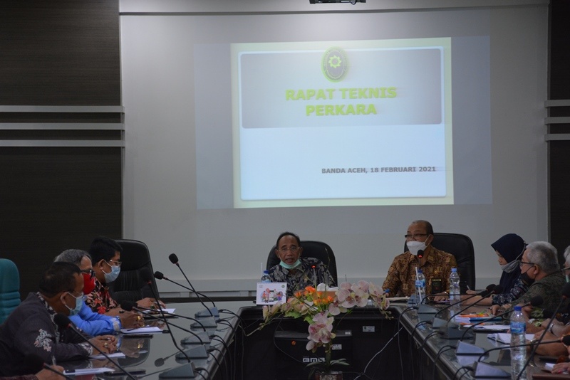 RAPAT TEKNIS PERKARA PADA PENGADILAN TINGGI BANDA ACEH