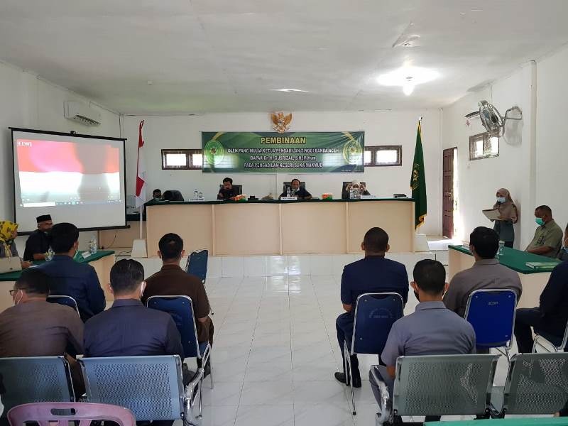 PEMBINAAN KETUA PENGADILAN TINGGI BANDA ACEH PADA PENGADILAN NEGERI SUKA MAKMUE