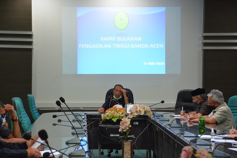 RAPAT BULAN MEI PENGADILAN TINGGI BANDA ACEH