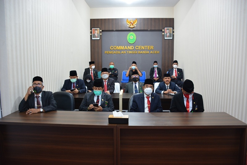 PENGADILAN TINGGI BANDA ACEH MENGIKUTI UPACARA KELAHIRAN PANCASILA 1 JUNI SECARA VIRTUAL