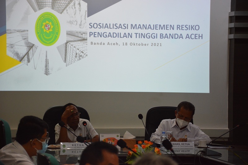 SOSIALISASI MANAJEMEN RESIKO PADA PENGADILAN TINGGI BANDA ACEH