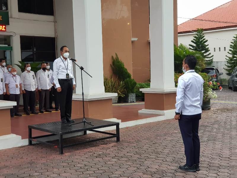 KEGIATAN APEL SENIN PENGADILAN TINGGI BANDA ACEH