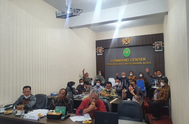RAPAT KEKA PENGADILAN TINGGI BANDA ACEH BERSAMA DIRJEN BADILUM