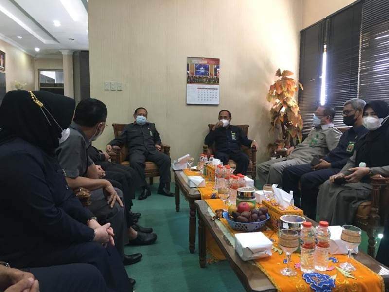 KETUA PT BANDA ACEH SAMBUT KUNJUNGAN WAKIL KETUA MS ACEH