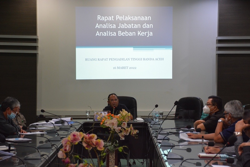 RAPAT PELAKSANAAN ANLISA JABATAN DAN ANALISA BEBAN KERJA