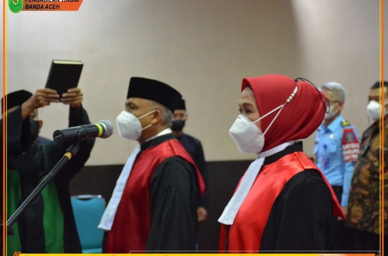 SIDANG LUAR BIASA PENGAMBILAN SUMPAH, PELANTIKAN DAN SERTIJAB KPN LHOKSEUMAWE DAN KPN LANGSA
