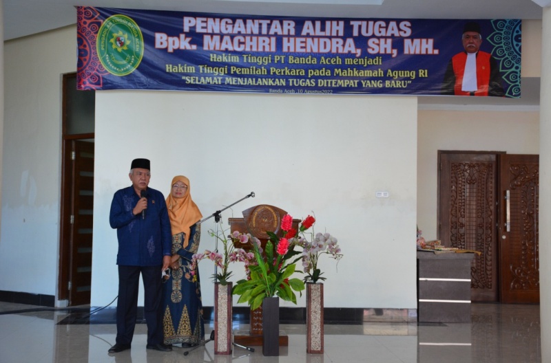 PENGANTAR ALIH TUGAS BAPAK MACHRI HENDRA, S.H., M.H.