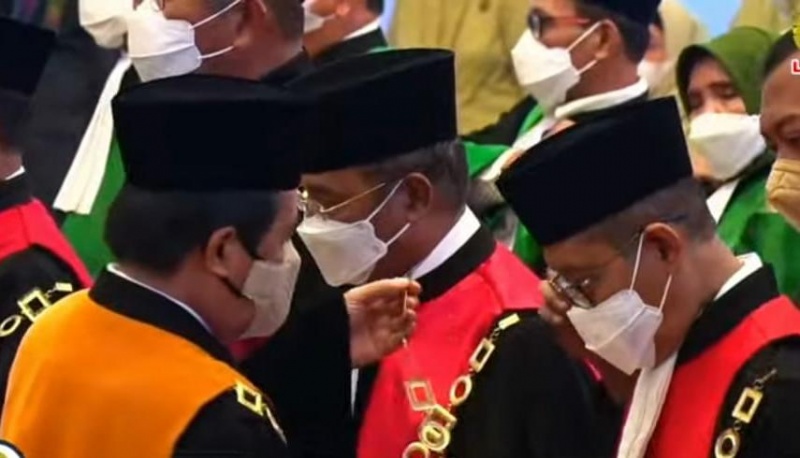 KETUA KA KUKUHKAN SUHARJONO SEBAGAI KETUA PT BANDA ACEH