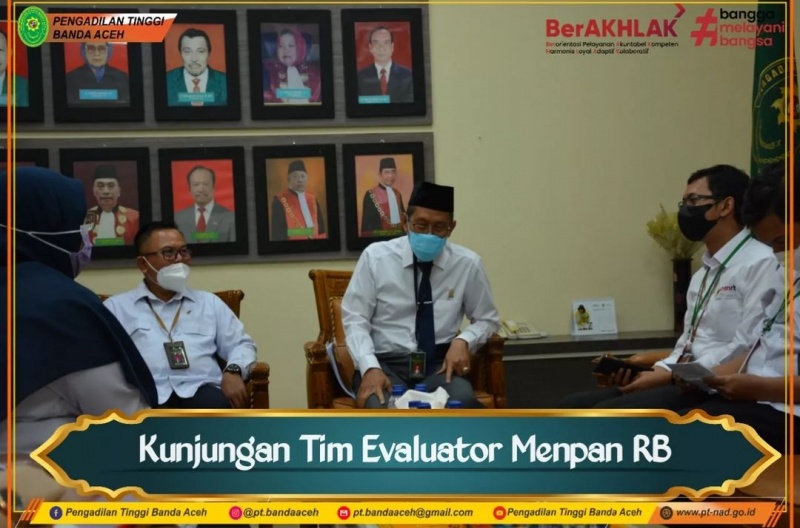 KUJUNGAN TIM EVALUATOR MENPAN RB