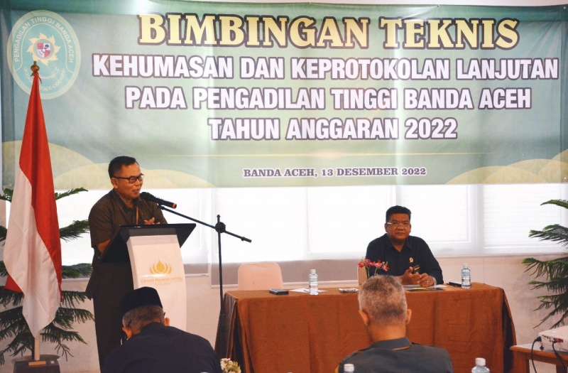 PT BANDA ACEH LAKSANAKAN BIMTEK KEHUMASAN DAN KEPROTOKOLAN LANJUTAN