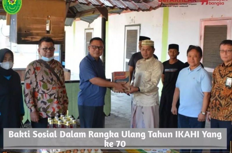 BAKTI SOSIAL DALAM RANGKA HUT IKAHI KE 70