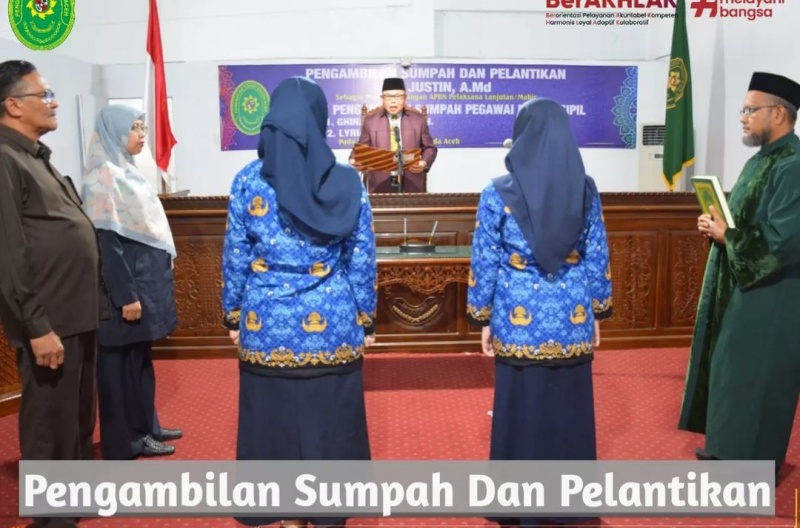 PENGAMBILAN SUMPAH DAN PELANTIKAN