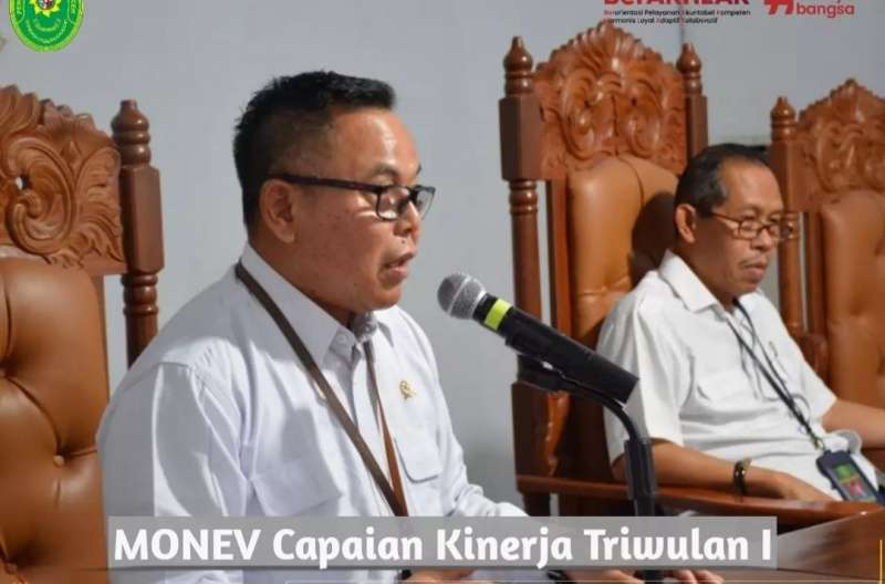 MONEV CAPAIAN KINERJA TRIWULAN I