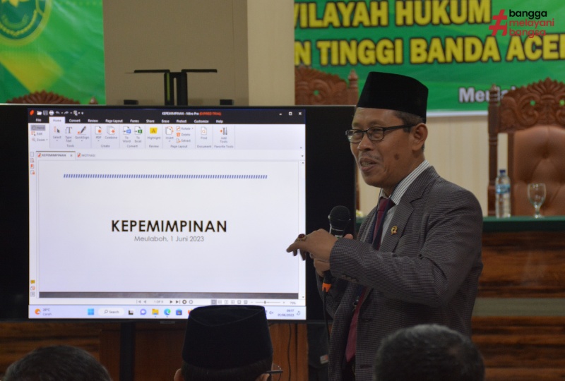PEMBINAAN BAGI KETUA PENGADILAN NEGERI SE-WILAYAH HUKUM PENGADILAN TINGGI BANDA ACEH