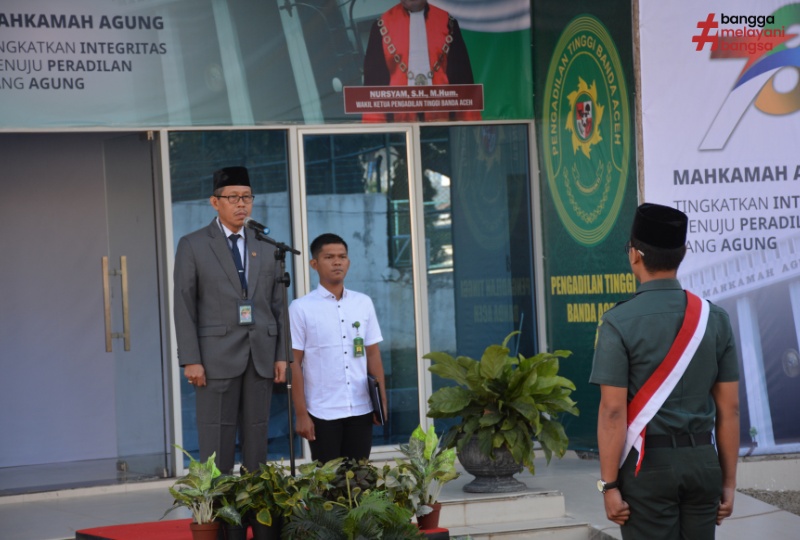 UPACARA PERINGATAN HUT MAHKAMAH AGUNG RI KE-78