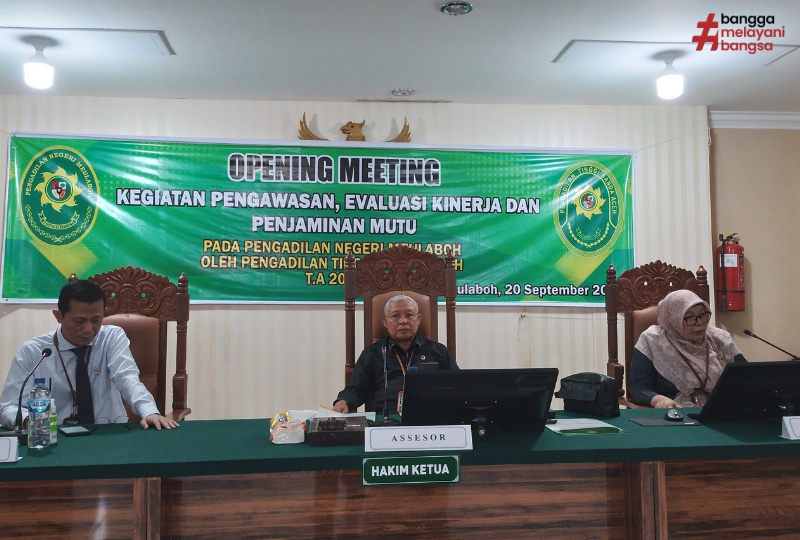EVALUASI KINERJA PELAYANAN PUBLIK PADA PENGADILAN NEGERI MEULABOH