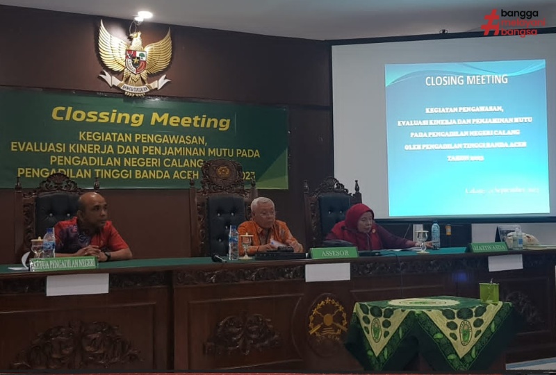 EVALUASI KINERJA PELAYANAN PUBLIK PADA PENGADILAN NEGERI CALANG