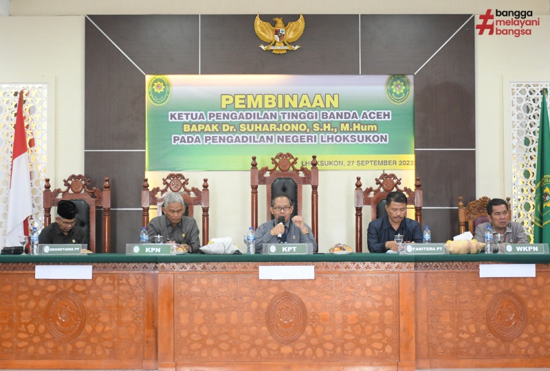 PEMBINAAN PADA PENGADILAN NEGERI LHOKSUKON