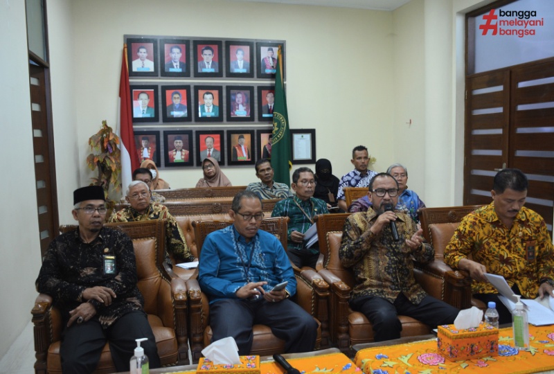 PEMBINAAN DAN PENGAWASAN PENGADILAN NEGERI SE-WILAYAH HUKUM PENGADILAN TINGGI BANDA ACEH SECARA DARING OKTOBER 2023