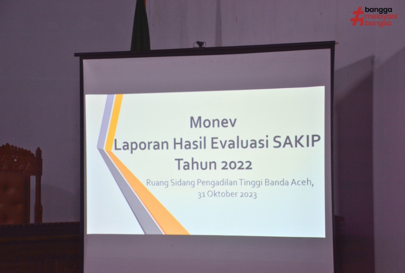 RAPAT MONEV LAPORAN HASIL EVALUASI SAKIP TAHUN 2023