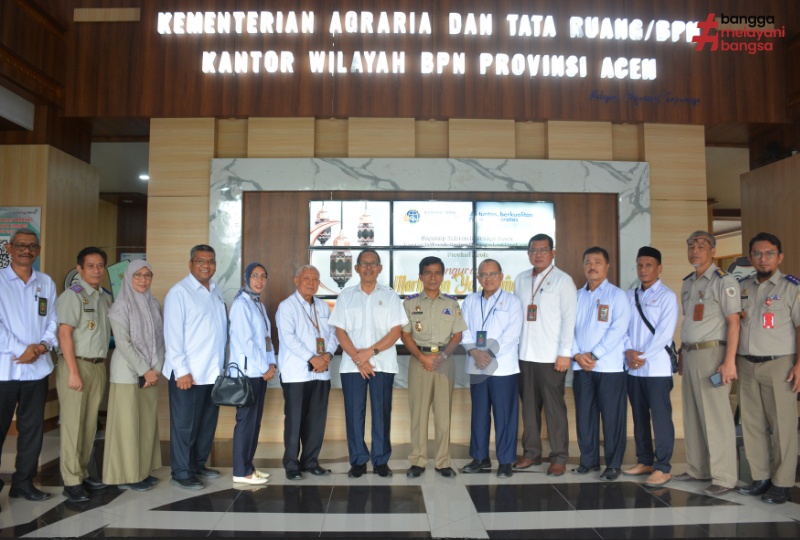 KUNJUNGAN KPT BANDA ACEH BERSAMA ROMBONGAN KE BPN PROVINSI ACEH