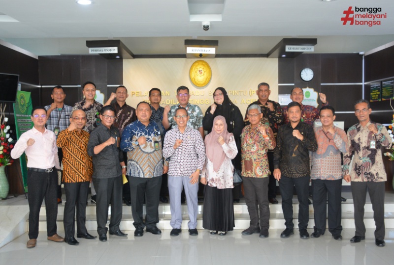 KPT BANDA ACEH PIMPIN RAPAT PERSIAPAN KEBERANGKATAN TIM  PTWP WILAYAH HUKUM PT BANDA ACEH