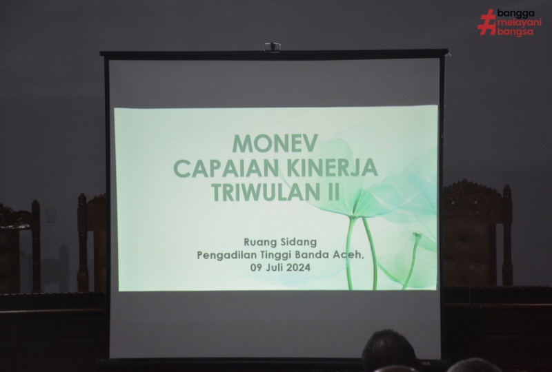 RAPAT MONEV CAPAIAN KINERJA TRIWULAN II TAHUN 2024