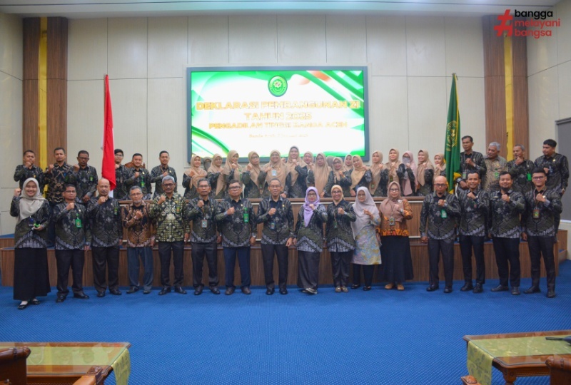DEKLARASI PEMBANGUNAN ZONA INTEGRITAS TAHUN 2025 DI PENGADILAN TINGGI BANDA ACEH