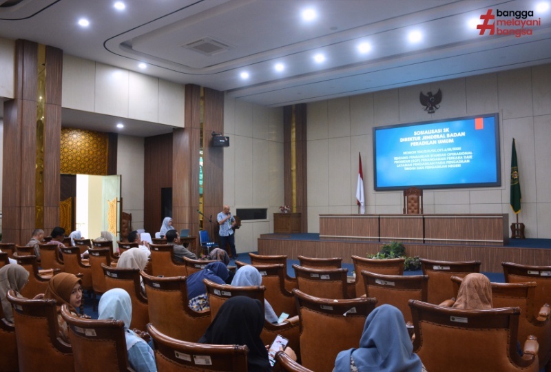 SOSIALISASI SK DIREKTUR JENDERAL BADAN PERADILAN UMUM NOMOR 934/DJU/SK.OT1.6/III/2025 TENTANG PEMBARUAN STANDAR OPERASIONAL PROSEDUR (SOP) PENANGANAN PERKARA DAN LAYANAN PENGADILAN PADA PENGADILAN TINGGI DAN PENGADILAN NEGERI