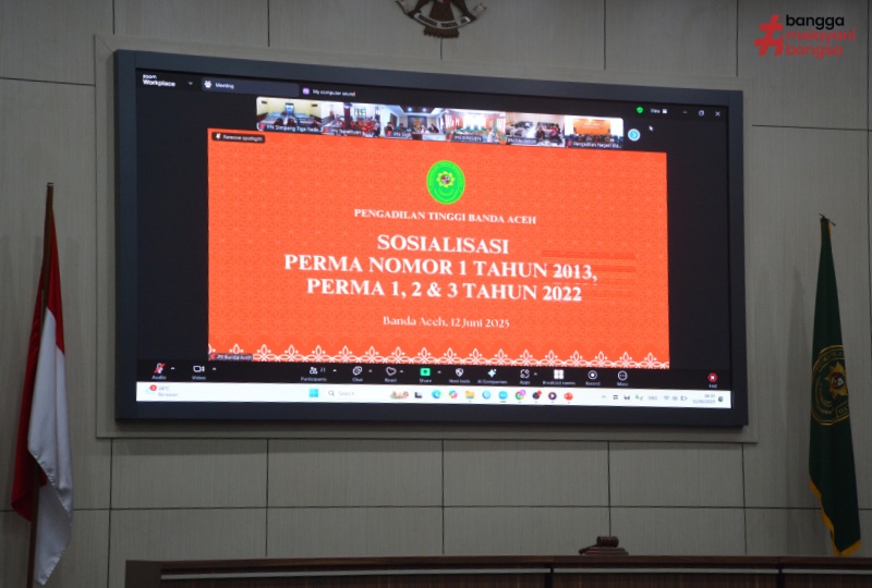 PENGADILAN TINGGI BANDA ACEH GELAR SOSIALISASI PERMA TAHUN 2013 DAN 2022 UNTUK TINGKATKAN PROFESIONALISME APARATUR PERADILAN