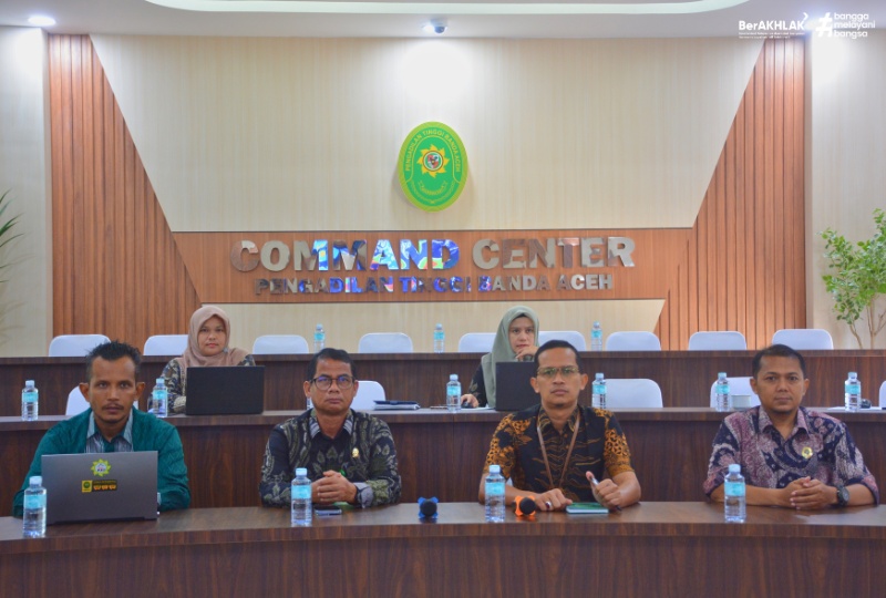 PENGADILAN TINGGI BANDA ACEH IKUTI KEGIATAN KONSOLIDASI PENYUSUNAN LAPORAN KEUANGAN MAHKAMAH AGUNG RI TRIWULAN III TAHUN 2025
