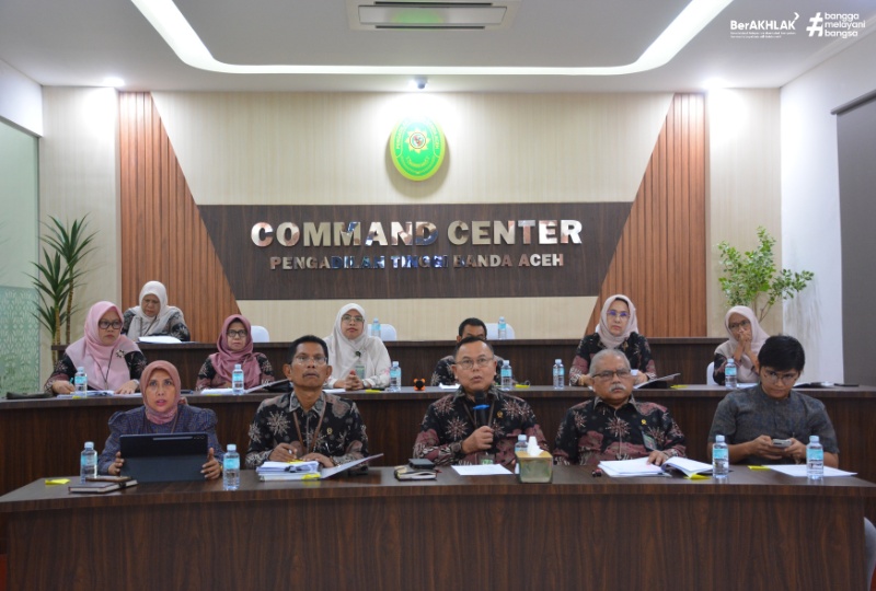 RAPAT KOMITE KEPUTUSAN SERTIFIKASI MUTU PENGADILAN UNGGUL DAN TANGGUH (AMPUH) PADA PENGADILAN TINGGI BANDA ACEH