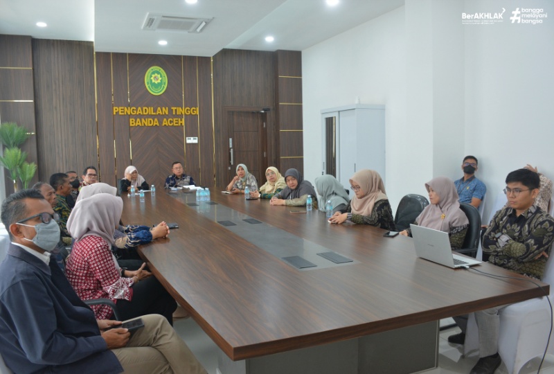 PENGADILAN TINGGI BANDA ACEH GELAR RAPAT REVISI DOKUMEN PERENCANAAN SAKIP 2025