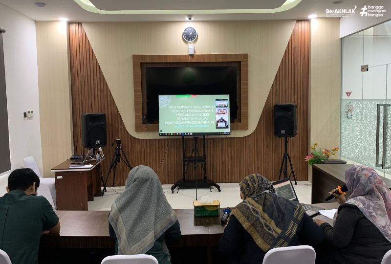 DDTK ANALISIS DOKUMEN PERENCANAAN BAGI SATKER WILAYAH HUKUM PENGADILAN TINGGI BANDA ACEH