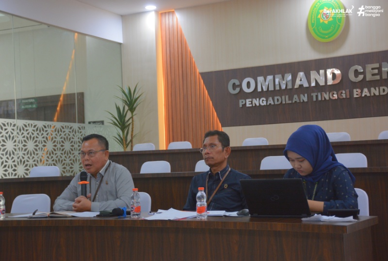RAPAT KOORDINASI PENANGANAN DAMPAK BANJIR PADA PENGADILAN DI ACEH, SUMATERA UTARA, DAN SUMATERA BARAT