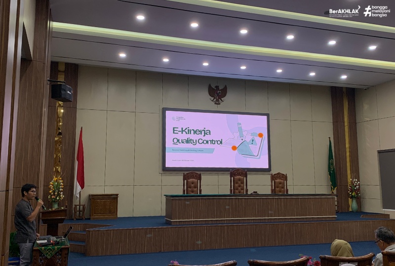 SOSIALISASI DAN QUALITY CONTROL PENGISIAN E-KINERJA BKN