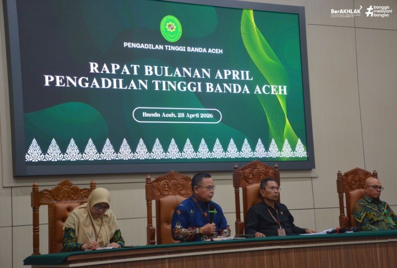 RAPAT PLENO APRIL 2026 PENGADILAN TINGGI BANDA ACEH