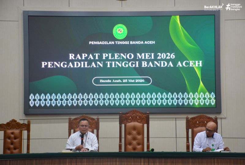 RAPAT PLENO MEI 2026 PENGADILAN TINGGI BANDA ACEH