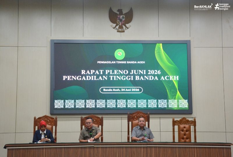 RAPAT PLENO JUNI 2026 PENGADILAN TINGGI BANDA ACEH