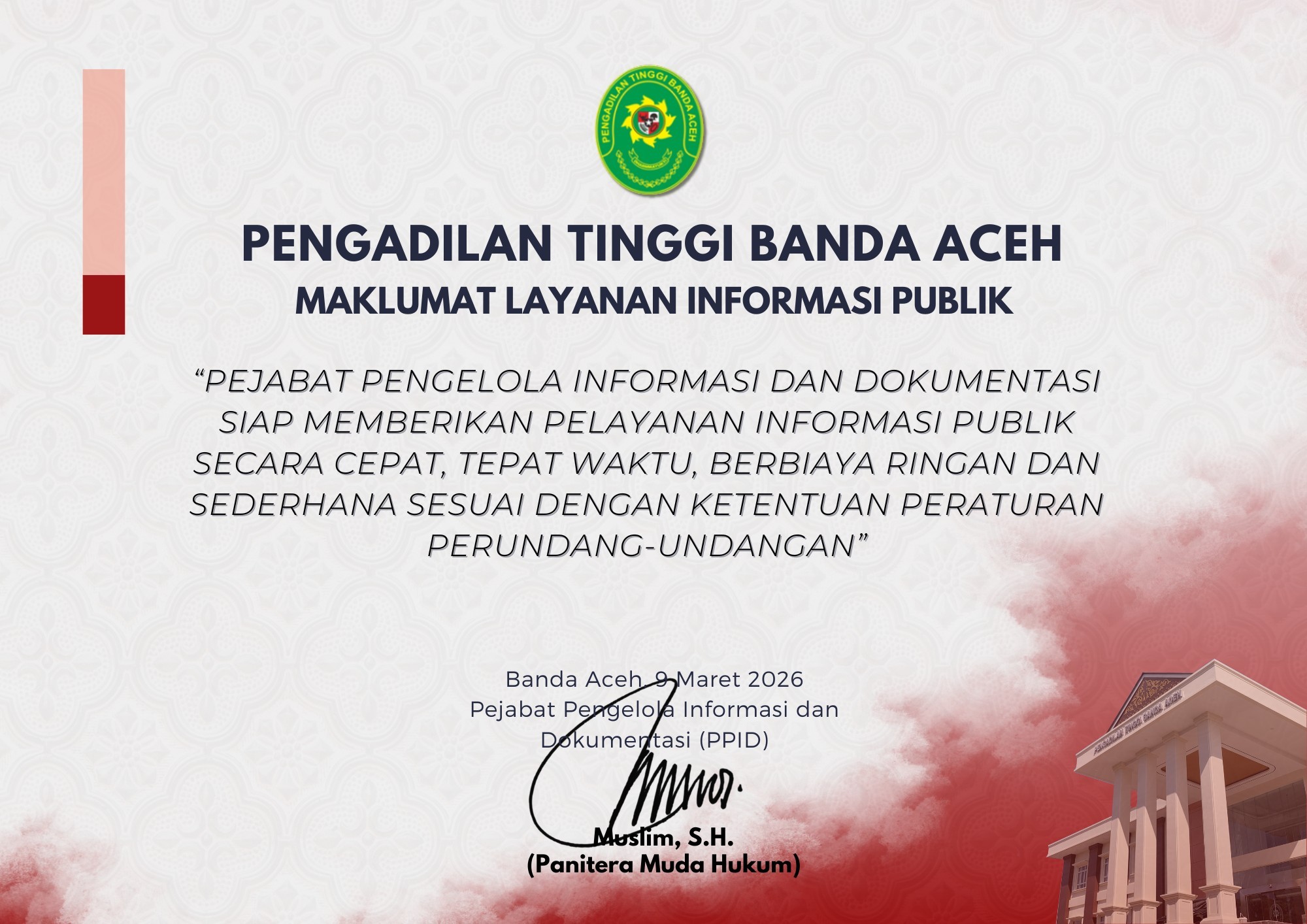 Maklumat Layanan Informasi Publik