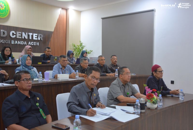 PENGADILAN TINGGI BANDA ACEH IKUTI BIMBINGAN TEKNIS ARTIFICIAL INTELLIGENCE DARI DITJEN BADILUM MAHKAMAH AGUNG RI