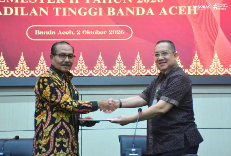 PENGADILAN TINGGI BANDA ACEH TUTUP KEGIATAN PENGAWASAN ANTAR BIDANG SEMESTER II TAHUN 2026